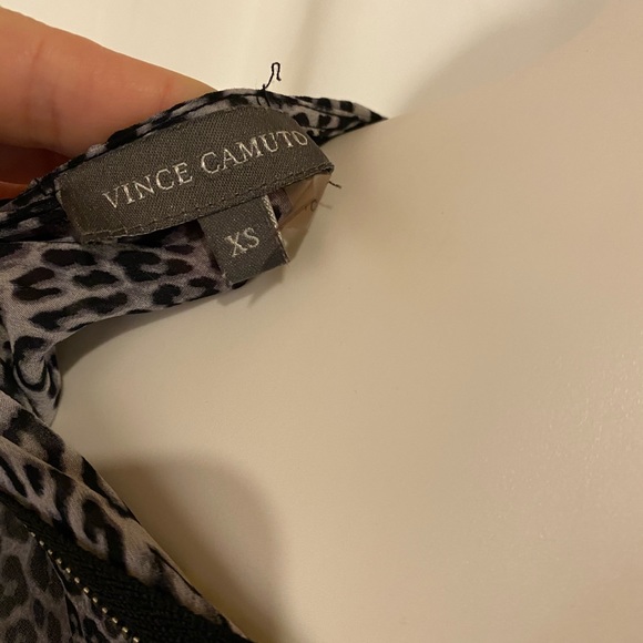 Vince Camuto Women Leopard Ombre Blue Black XSmall - Picture 6 of 7